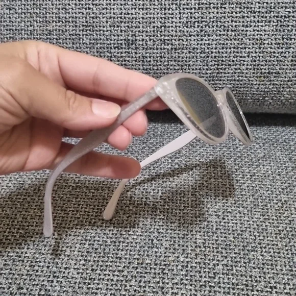 ASOS Cateye Sunglasses Gray/Glitter - Picture 3 of 6